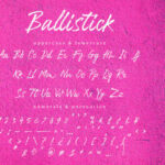 Ballistick Font Poster 10
