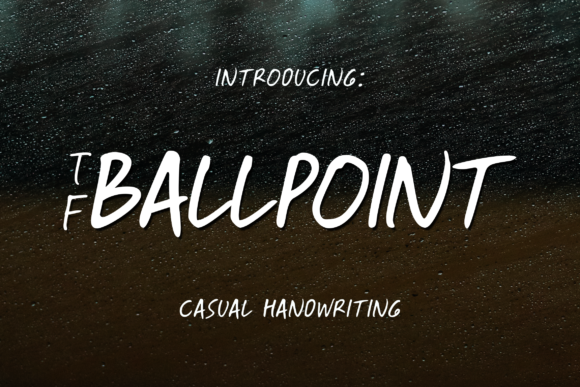 Ballpoint Font