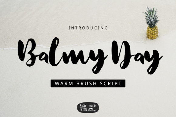 Balmy Day Font Poster 1