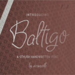 Baltigo Font Poster 1