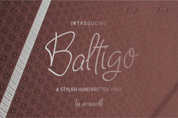Baltigo Font Poster 1