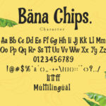 Bana Chips Font Poster 4