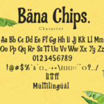 Bana Chips Font Poster 4
