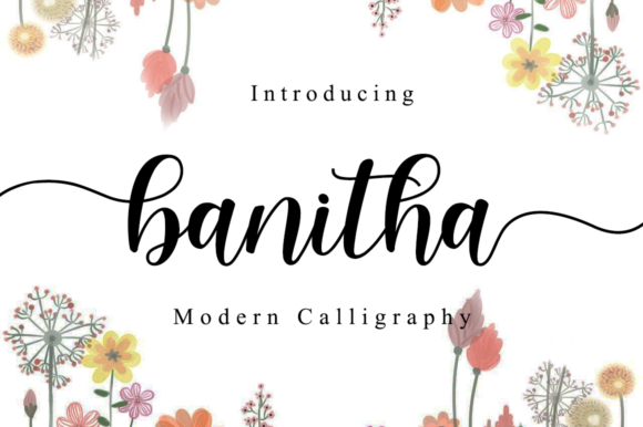 Banitha Font Poster 1