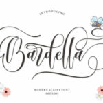 Bardella Font Poster 1