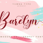 Barelyn Font Poster 1