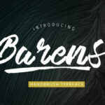 Barens Font Poster 1