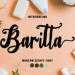 Baritta Font Poster 6