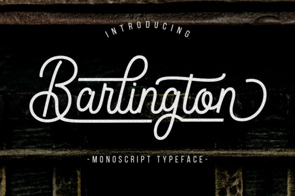 Barlington Font Poster 1