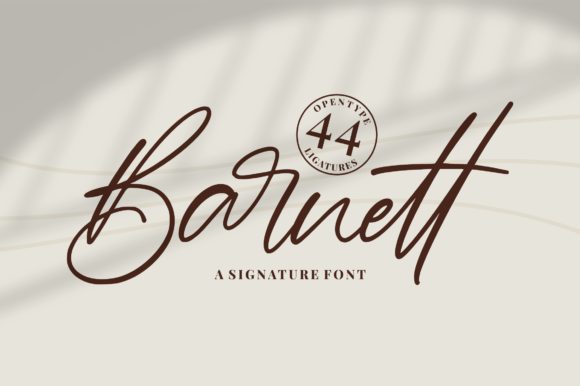 Barnett Font Poster 1