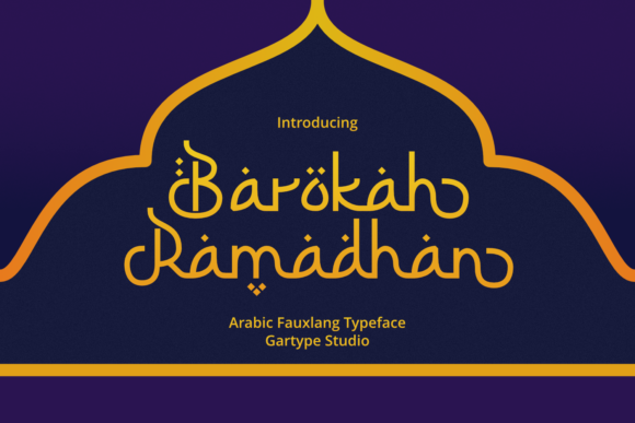 Barokah Ramadhan Font Poster 1