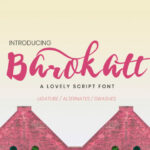 Barokatt Font Poster 1