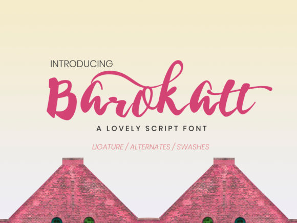 Barokatt Font Poster 1