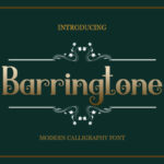 Barringtone Font Poster 1