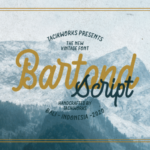 Bartond Script Font Poster 1