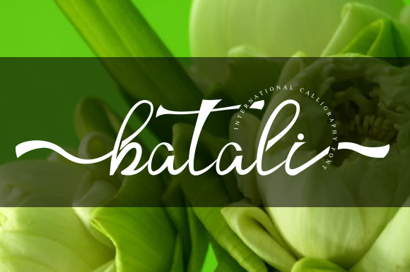 Batali Font Poster 1