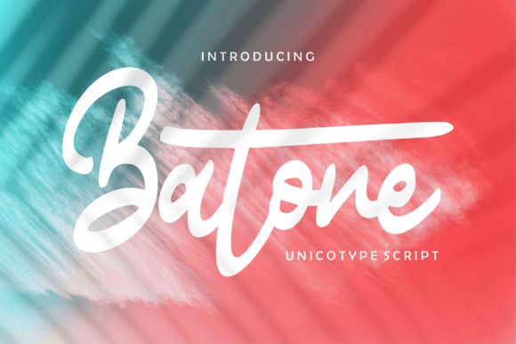 Batone Font Poster 1