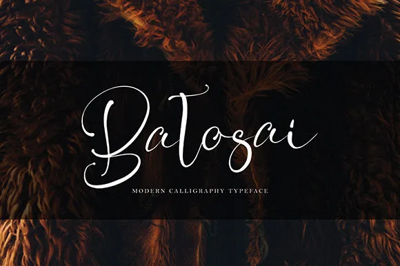 Batosai Font Batosai Font Poster 1