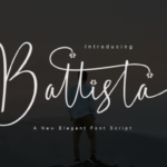 Battista Font Poster 1