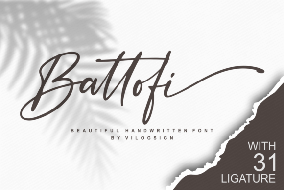 Battofi Font Battofi Font Poster 1