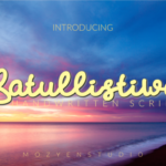 Batullistiwa Font Poster 1