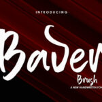 Baver Font Poster 1