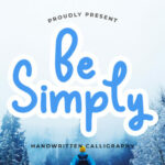 Be Simply Font Poster 1