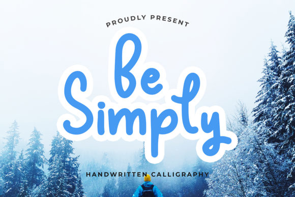 Be Simply Font Poster 1