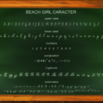 Beach Girl Font Poster 4