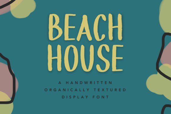 Beach House Font Poster 1