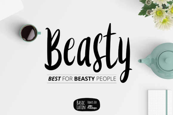 Beasty Font Poster 1