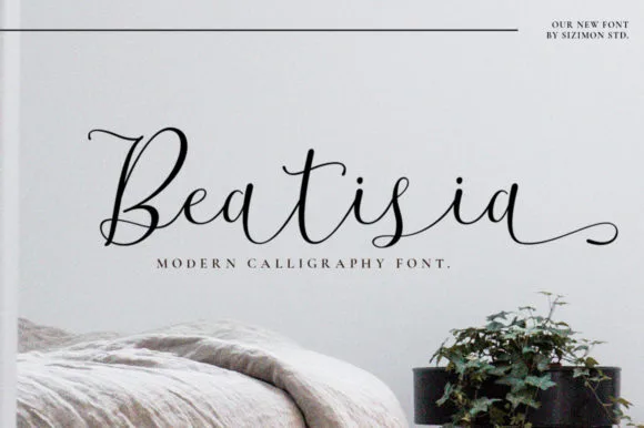 Beatisia Font Beatisia Font Poster 1