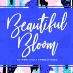 Beautiful Bloom Font Poster 1