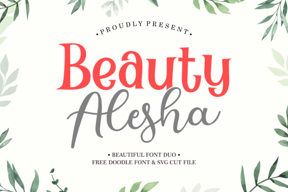 Beauty Alesha Font Poster 1
