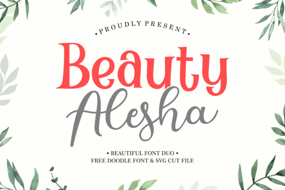 Beauty Alesha Font Beauty Alesha Font Poster 1
