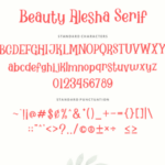 Beauty Alesha Font Poster 4