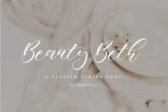 Beauty Beth Font Poster 1
