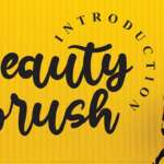 Beauty Brush Font Poster 1