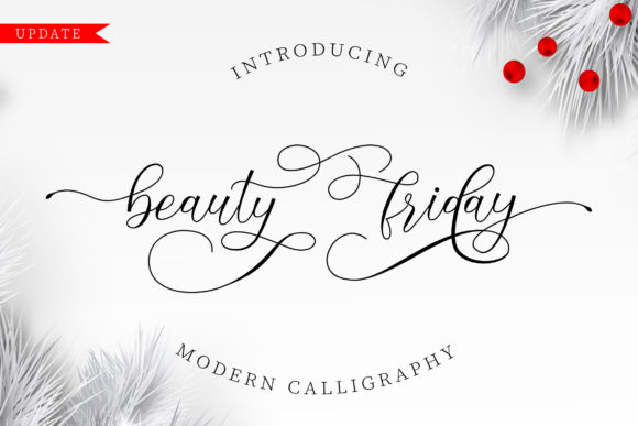 Beauty Friday Font Poster 1