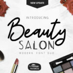 Beauty Salon Font Poster 1