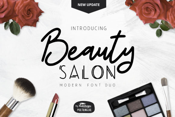 Beauty Salon Font Poster 1