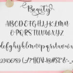 Beauty Script Font Poster 4