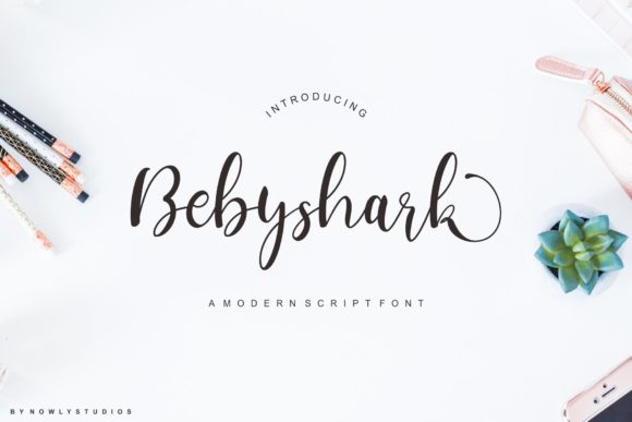 Bebyshark Font