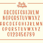 Becks Delights Font Poster 5