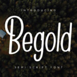 Begold Font Poster 1