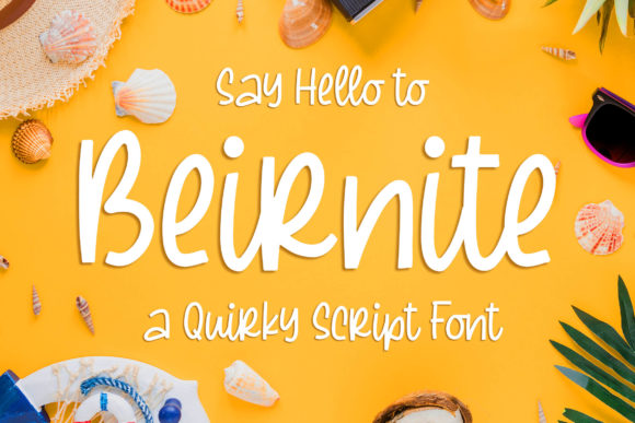 Beirnite Font Poster 1