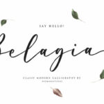 Belagia Font Poster 1