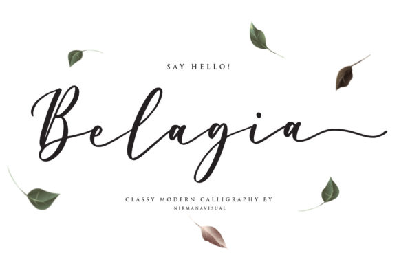 Belagia Font Poster 1