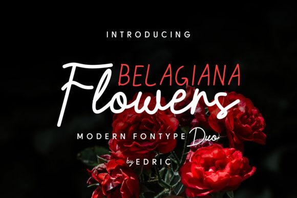 Belagiana Flowers Duo Font