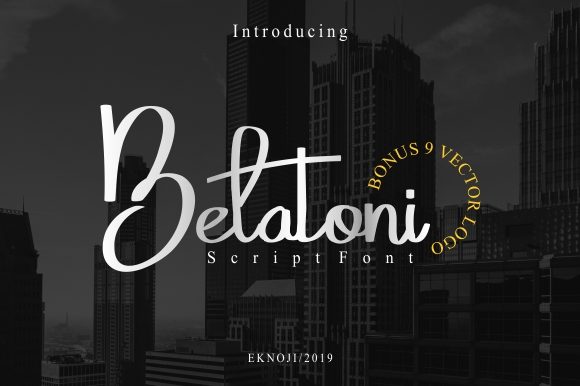 Belatoni Font Poster 1